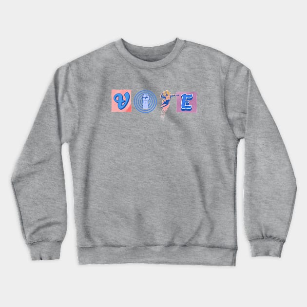 Women vote Crewneck Sweatshirt by FBdesign